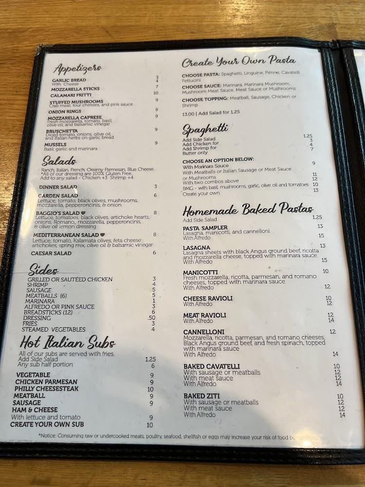 BIAGGIO'S Menu image 4